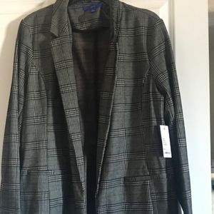 Apt 9 Plaid Blazer